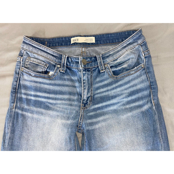 BKE by Buckle Payton Universal Fit Destroyed Mid-Rise Stretch Denim Jeans. 28. - Picture 2 of 5